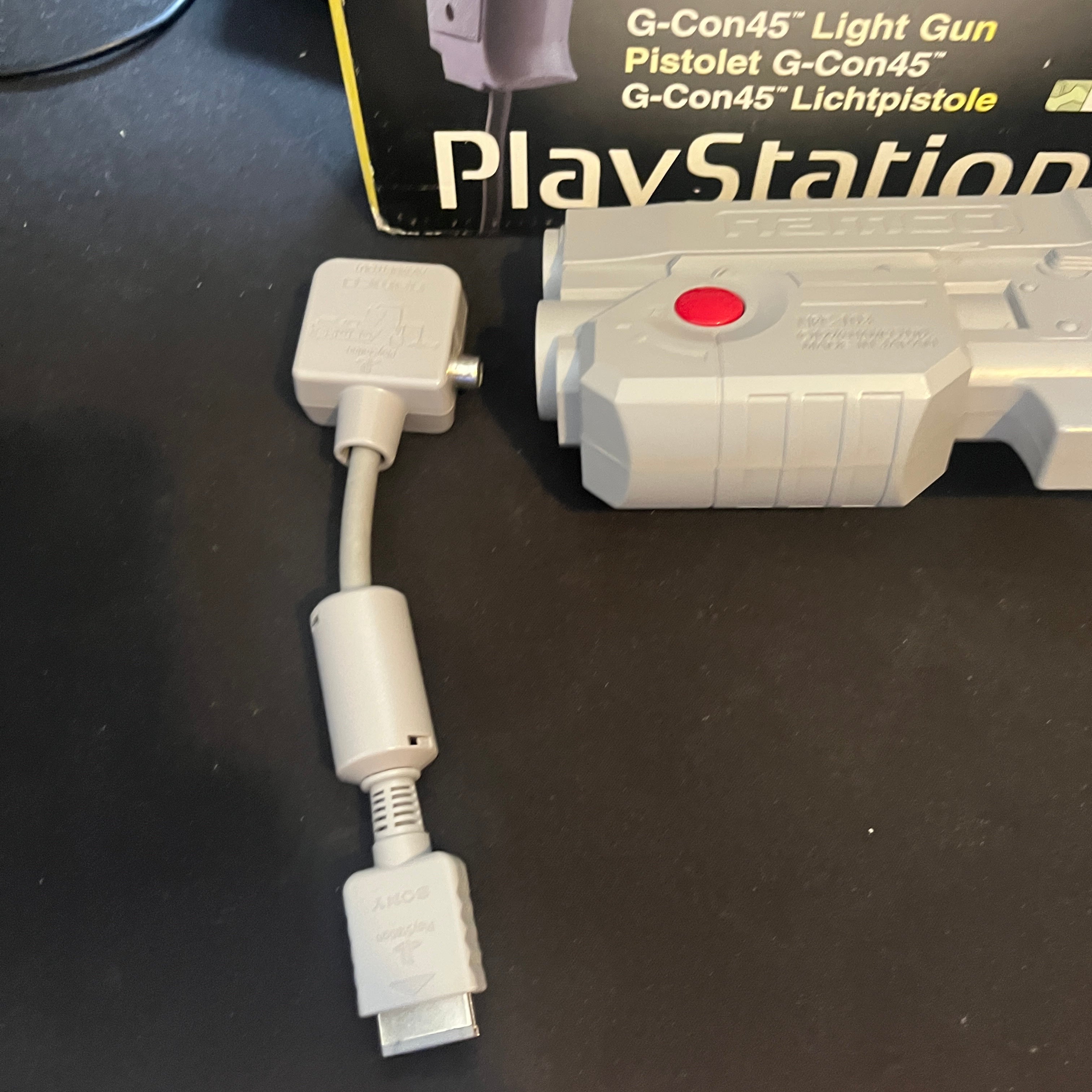 G-Con45 light gun ps1 accessory boxed G-Con45 light gun ps1 accessory boxed